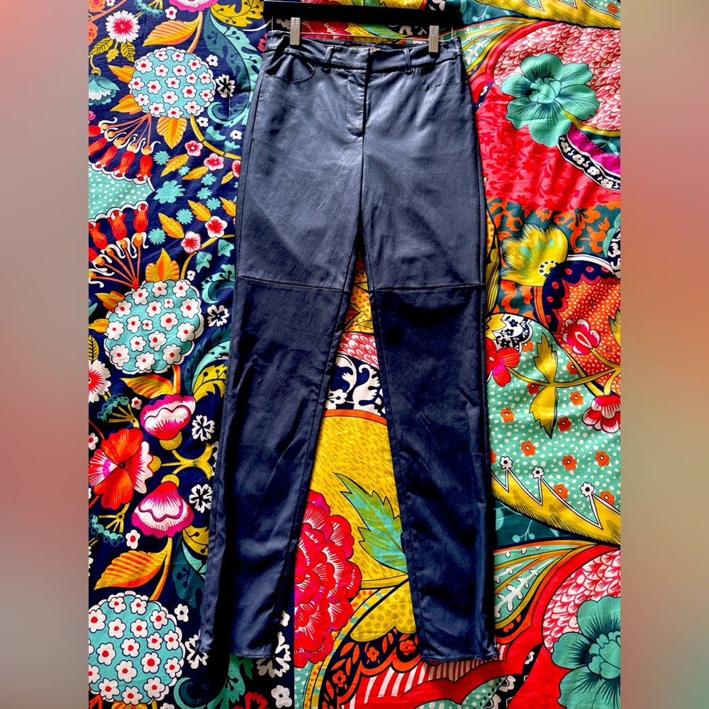 J. Lindbergh Blue Leather Pants Size 36